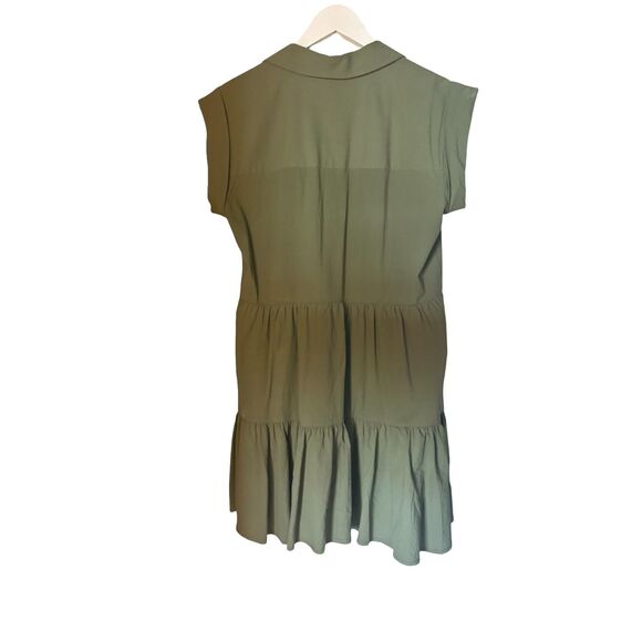 Veronica Beard NWOT Trisha Dress in Stone Army - Picture 7 of 11